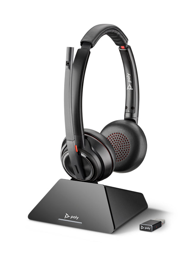 #Savi8220 #ConectividadDeTresVías #CancelaciónActivaDeRuido #BateríaIntercambiable #ConectividadFlexible #WorkswithGoogleMeet