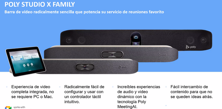 #Poly #StudioX30 #webcam #camara4K #camara_inalambrica #NoiseBlockAI #Seguimiento_automatico #Google_Poly_HP #strongertogether