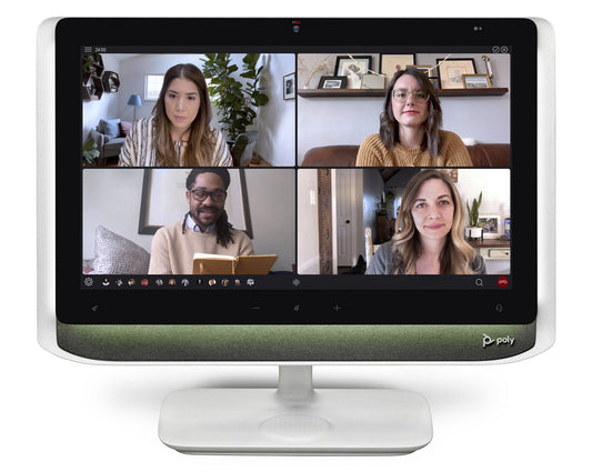 #Poly #StudioP21 #Pantalla #Reuniones-personales #Camara #Microfono #Altavoces #Iluminacion #homeoffice #Conferencia #trabajo-en-casa  #Pedestal-MX